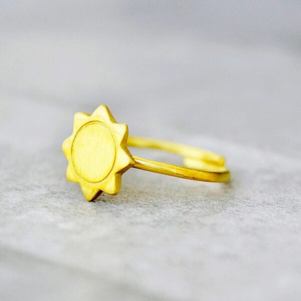 Μπρούτζινο δαχτυλίδι Ήλιος