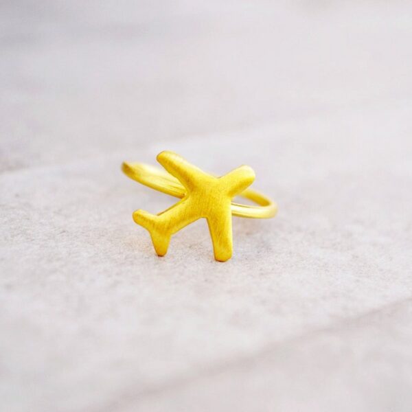 Μπρούτζινο δαχτυλίδι Αεροπλάνο