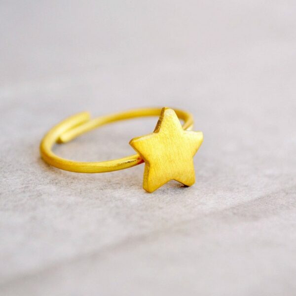 Μπρούτζινο δαχτυλίδι Αστέρι