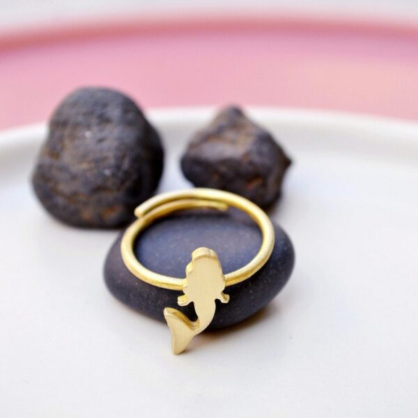 Μπρούτζινο δαχτυλίδι Γοργόνα