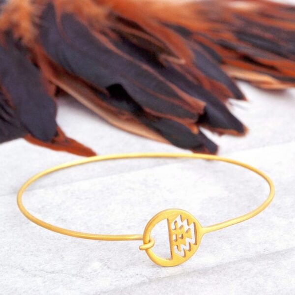 Εθνικ μπρούτζινο βραχιόλι