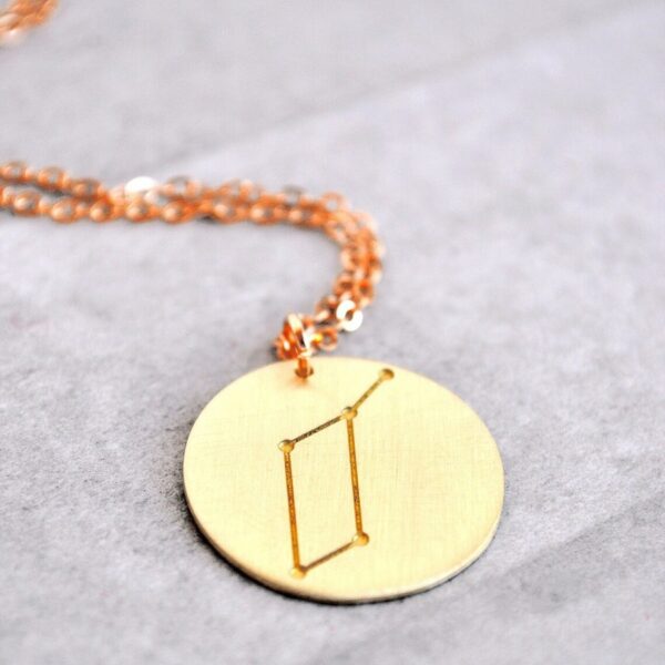 Μπρούτζινο κολιέ Λύρα