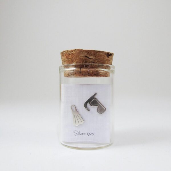 Σκουλαρίκι Βατραχοπέδιλο / Μάσκα